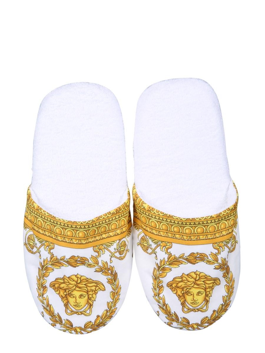 VERSACE CIABATTE IN COTONE I ♡ BAROCCO