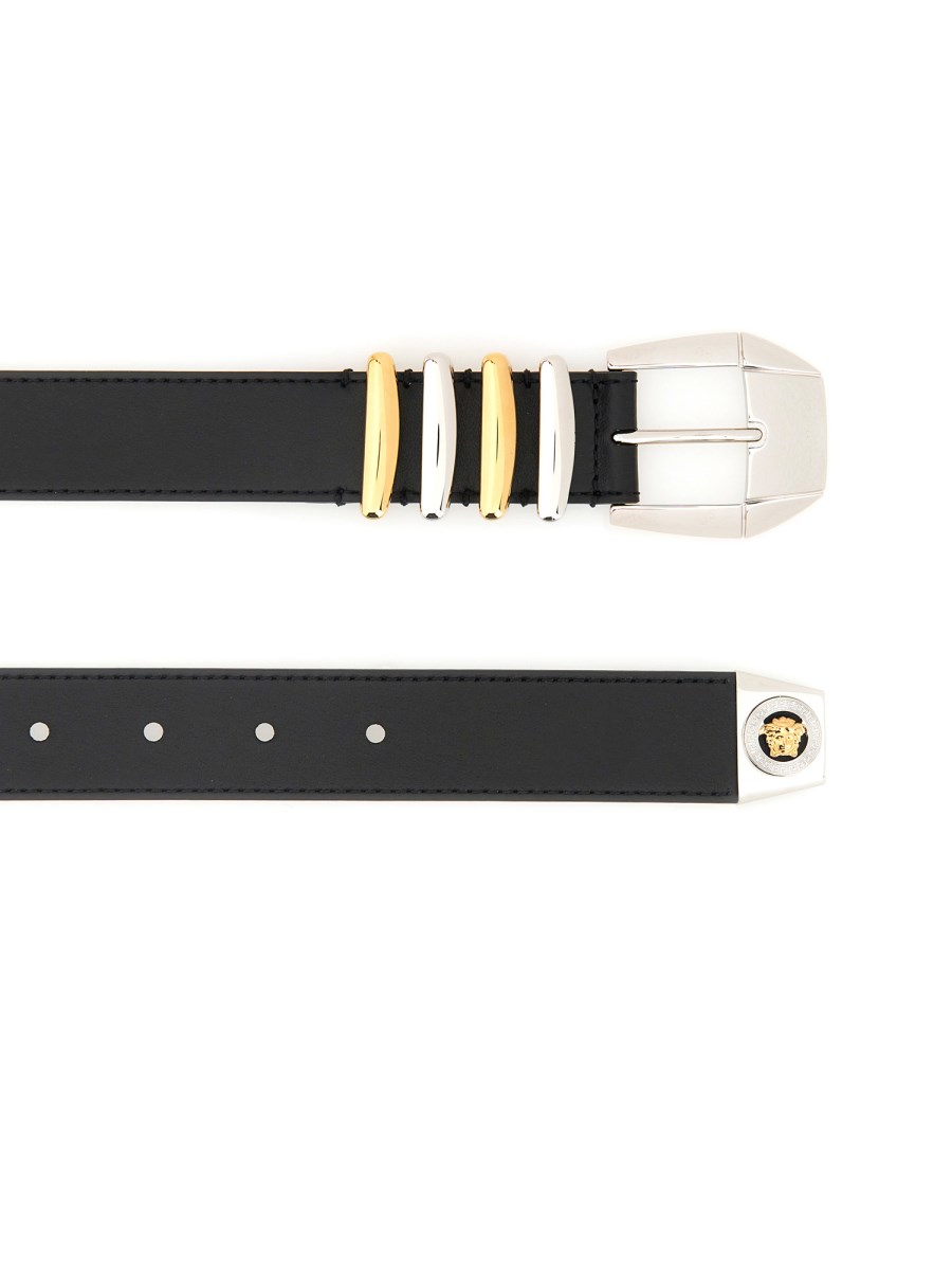 VERSACE CINTURA IN PELLE "MEDUSA" HERITAGE