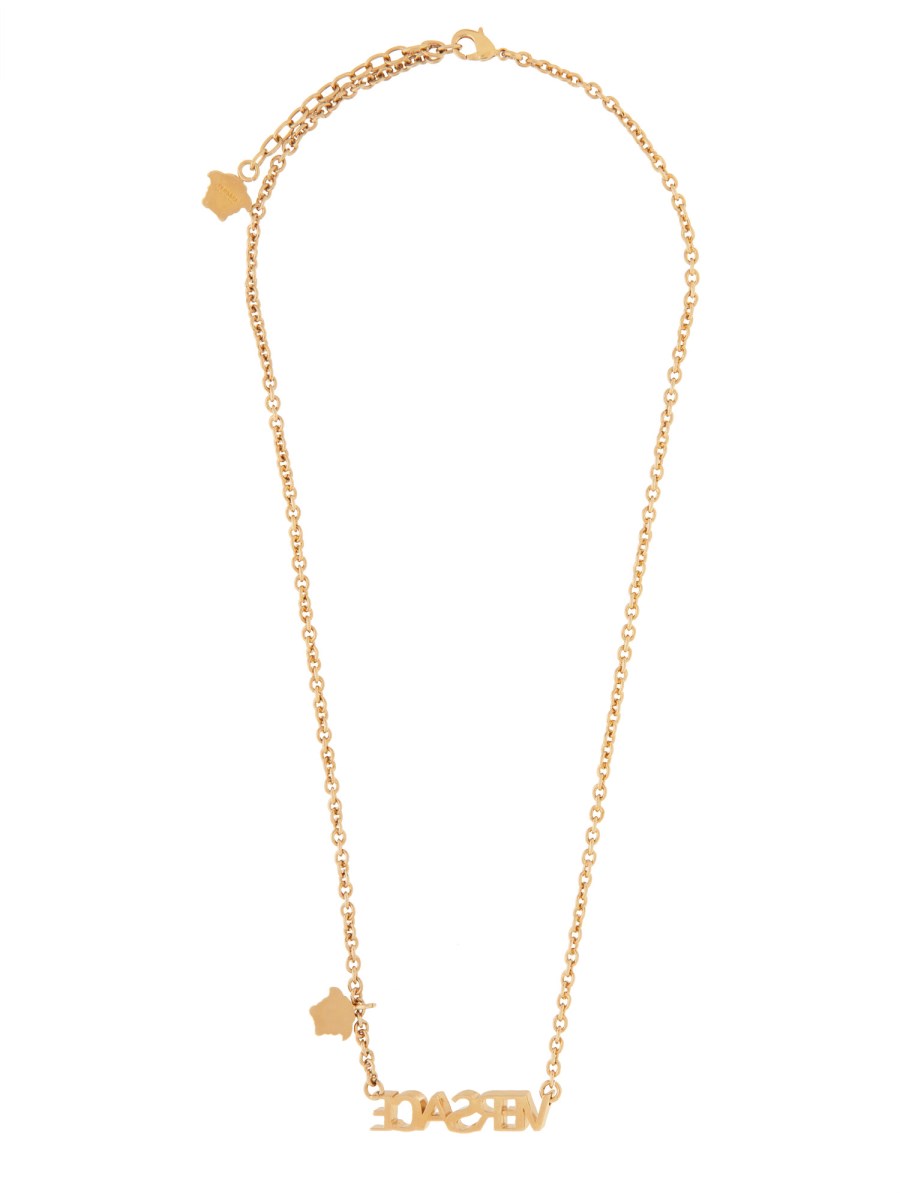 VERSACE COLLANA LOGATA CON CHARM