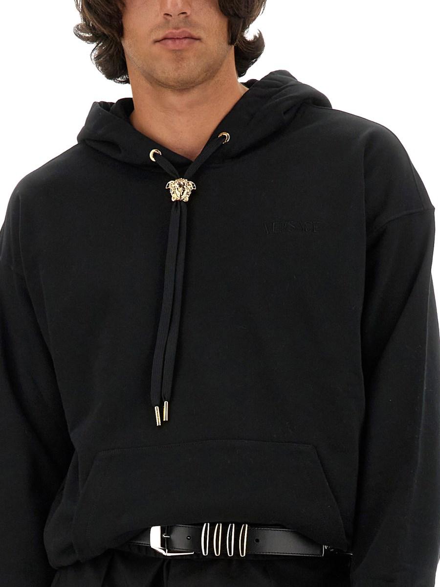 VERSACE FELPA CON CAPPUCCIO MEDUSA