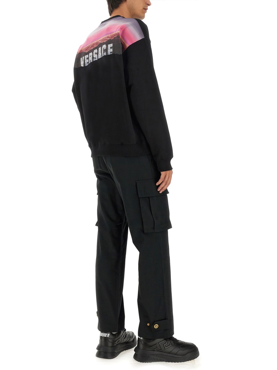 VERSACE FELPA VERSACE HILLS IN COTONE