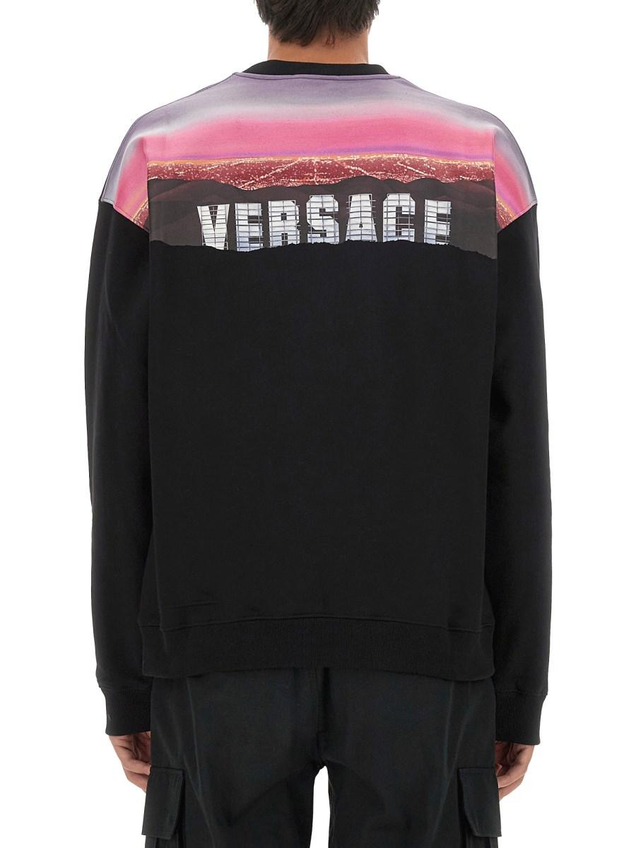 VERSACE FELPA VERSACE HILLS IN COTONE