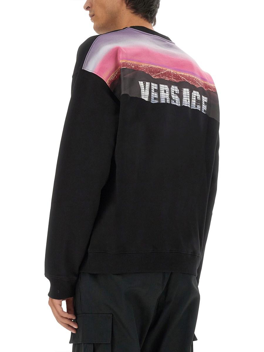VERSACE FELPA VERSACE HILLS IN COTONE