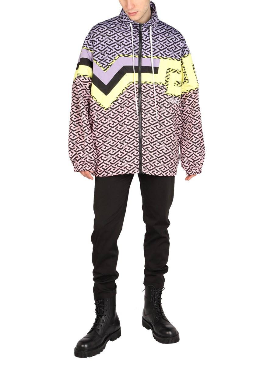 VERSACE GIACCA IN SETA "GRECA"