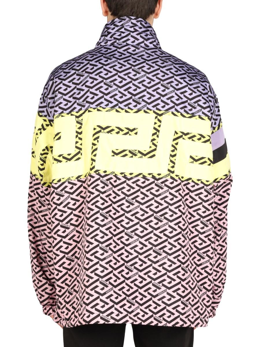 VERSACE GIACCA IN SETA "GRECA"