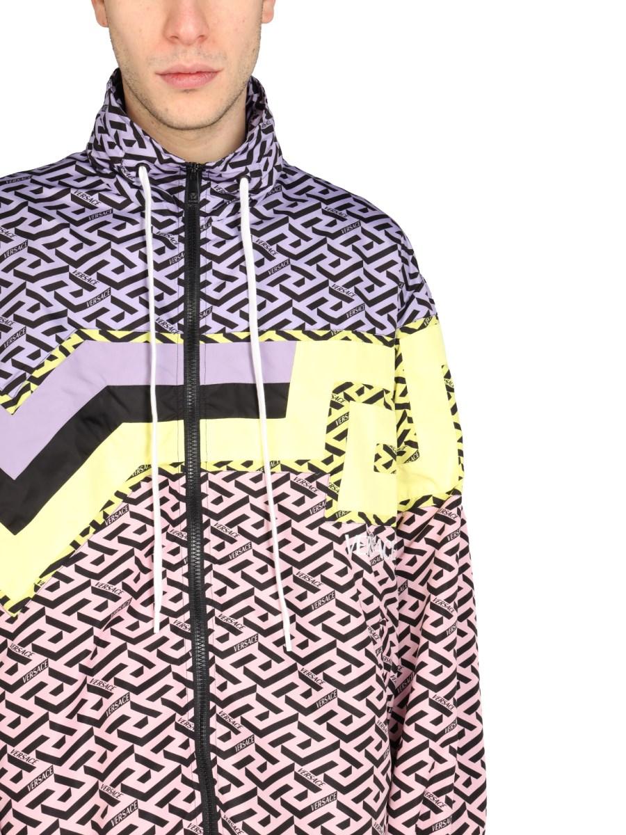 VERSACE GIACCA IN SETA "GRECA"