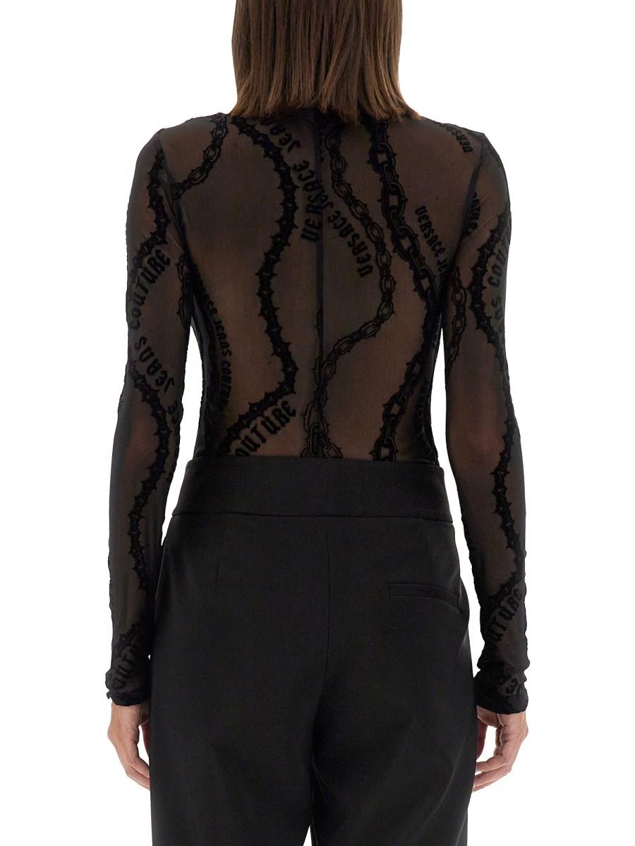 VERSACE JEANS COUTURE BODY IN RETE "CHAIN COUTURE"