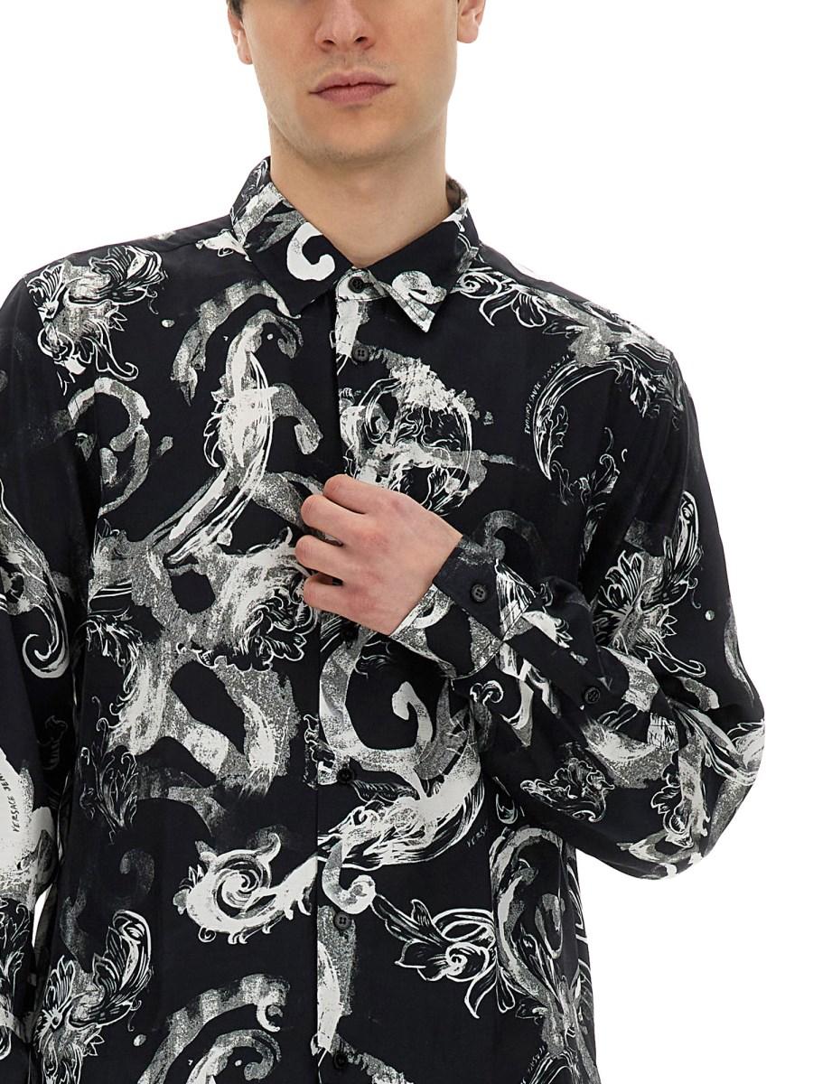 VERSACE JEANS COUTURE CAMICIA CON STAMPA