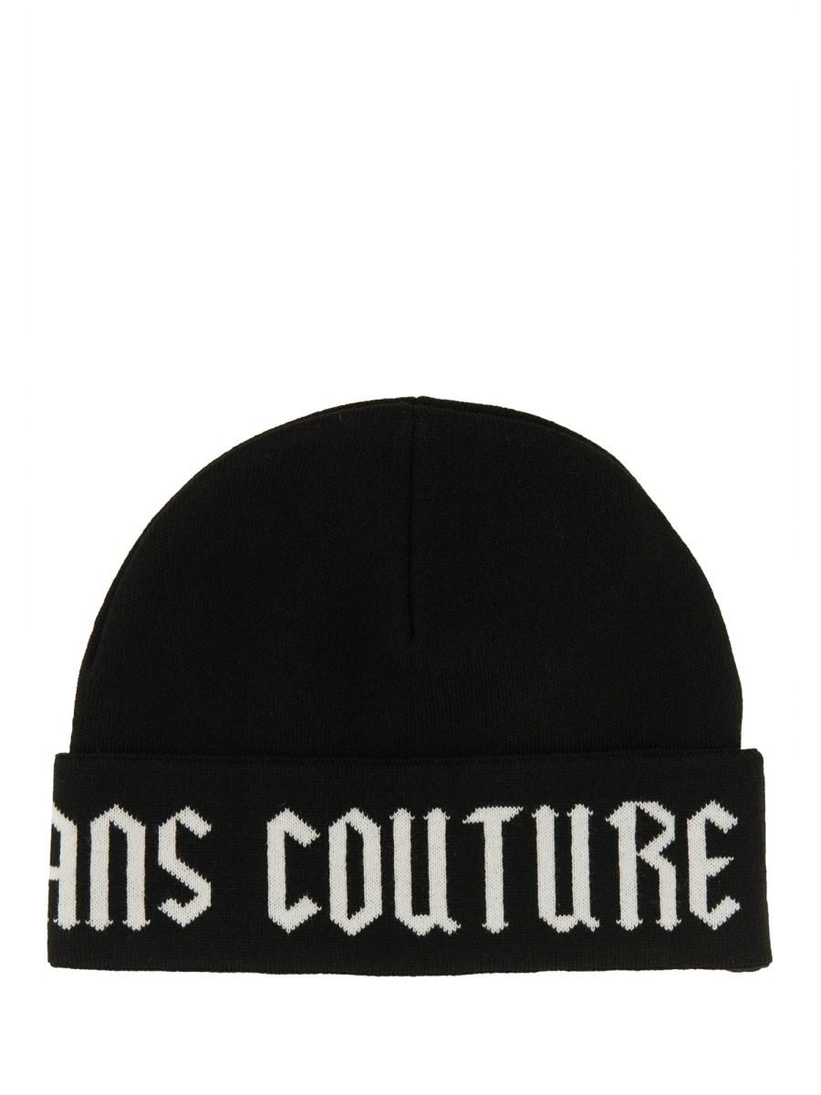 VERSACE JEANS COUTURE CAPPELLO BEANIE IN MAGLIA