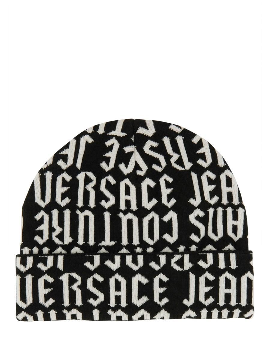 VERSACE JEANS COUTURE CAPPELLO BEANIE IN MAGLIA