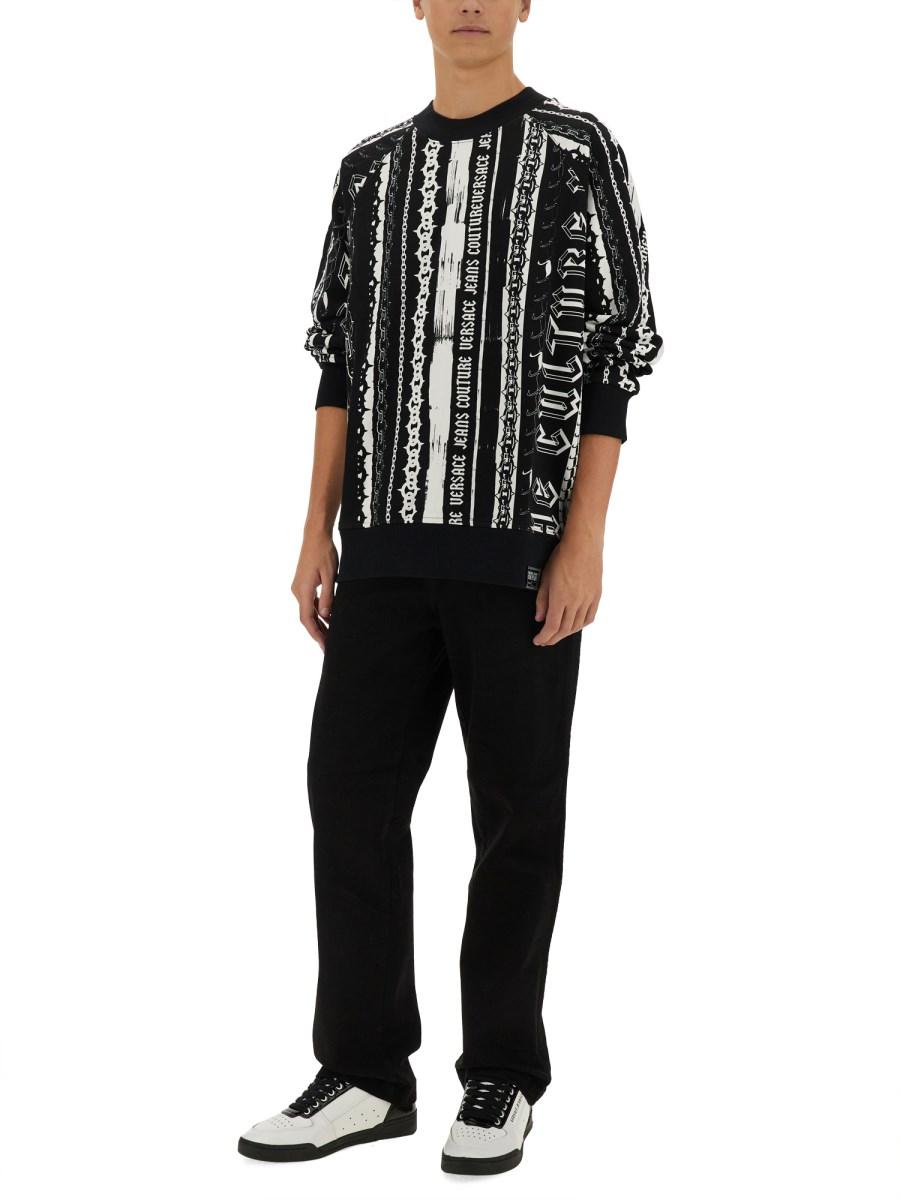 VERSACE JEANS COUTURE FELPA CHAIN COUTURE