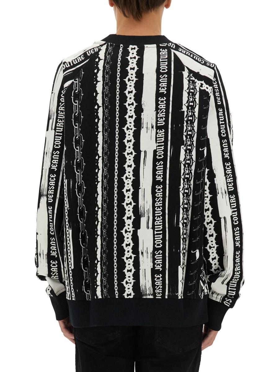 VERSACE JEANS COUTURE FELPA CHAIN COUTURE