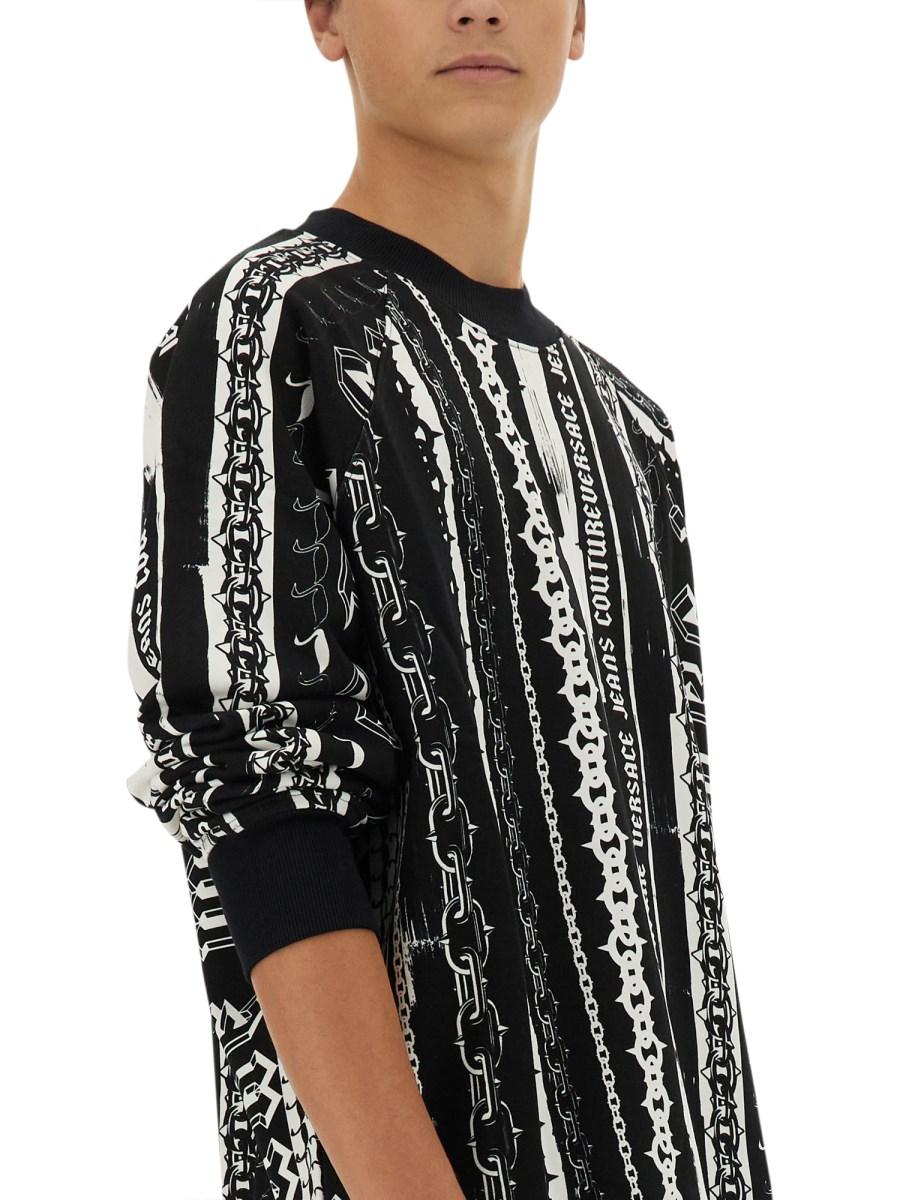 VERSACE JEANS COUTURE FELPA CHAIN COUTURE