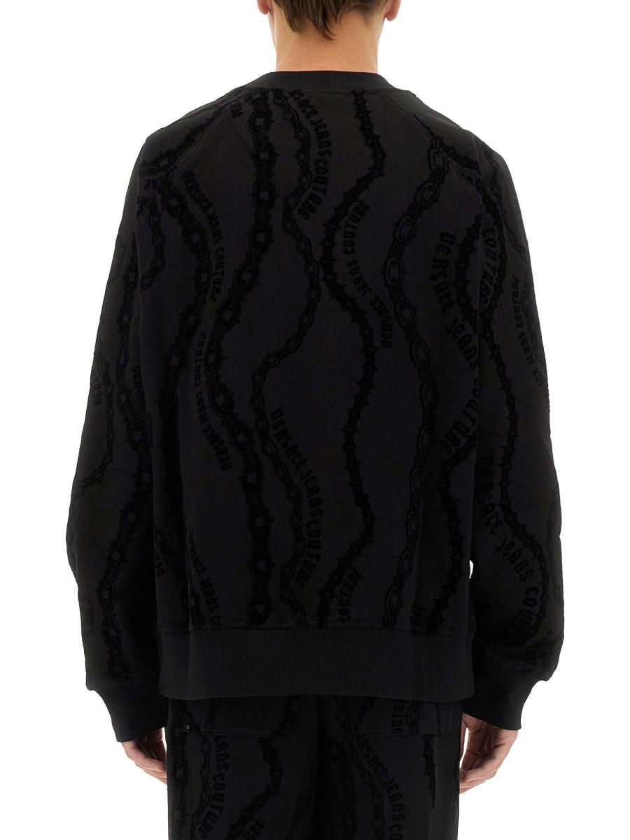 VERSACE JEANS COUTURE FELPA CHAIN COUTURE