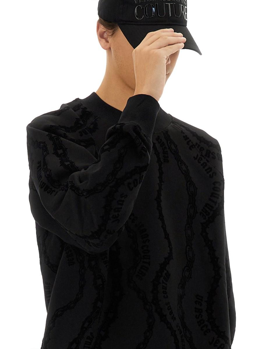 VERSACE JEANS COUTURE FELPA CHAIN COUTURE