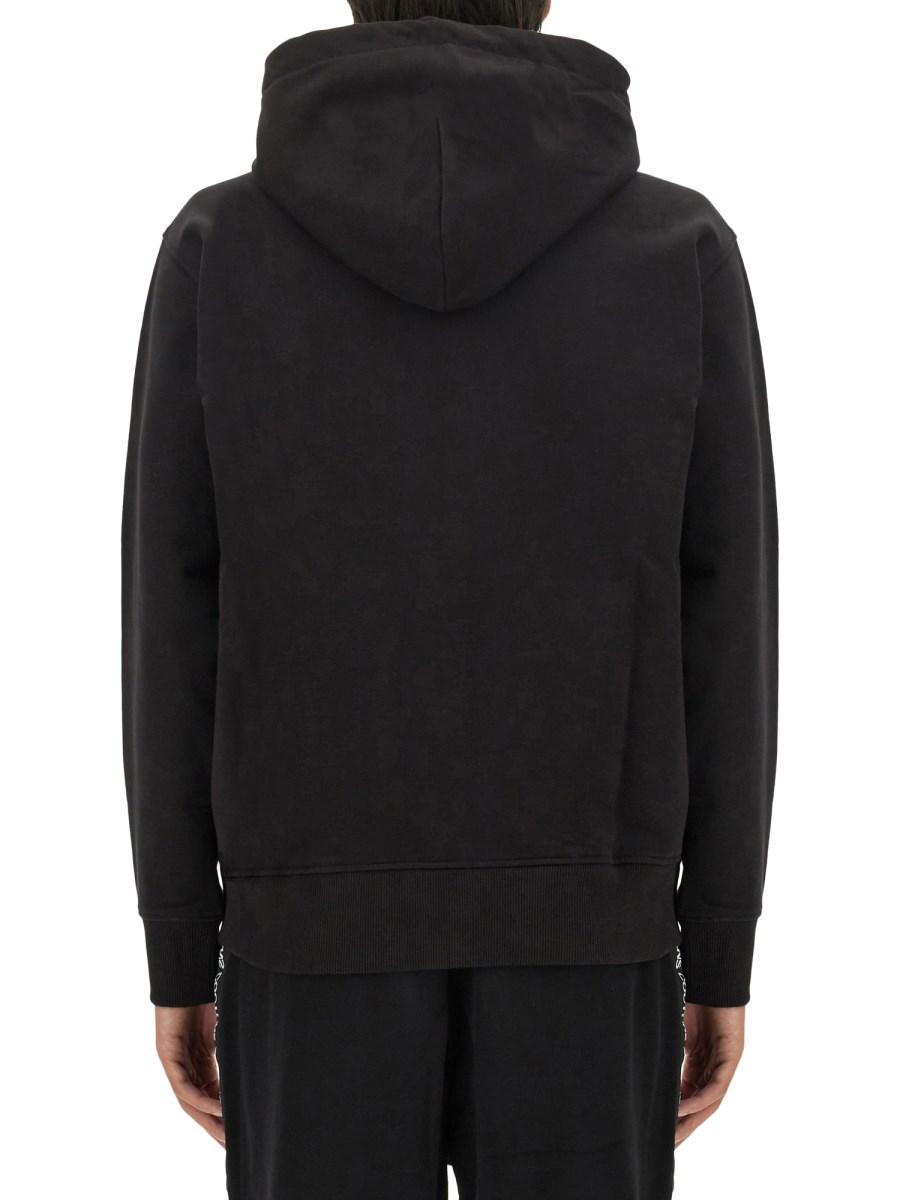 VERSACE JEANS COUTURE FELPA IN COTONE CON LOGO