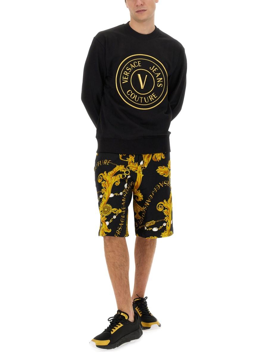 VERSACE JEANS COUTURE FELPA "V-EMBLEM"