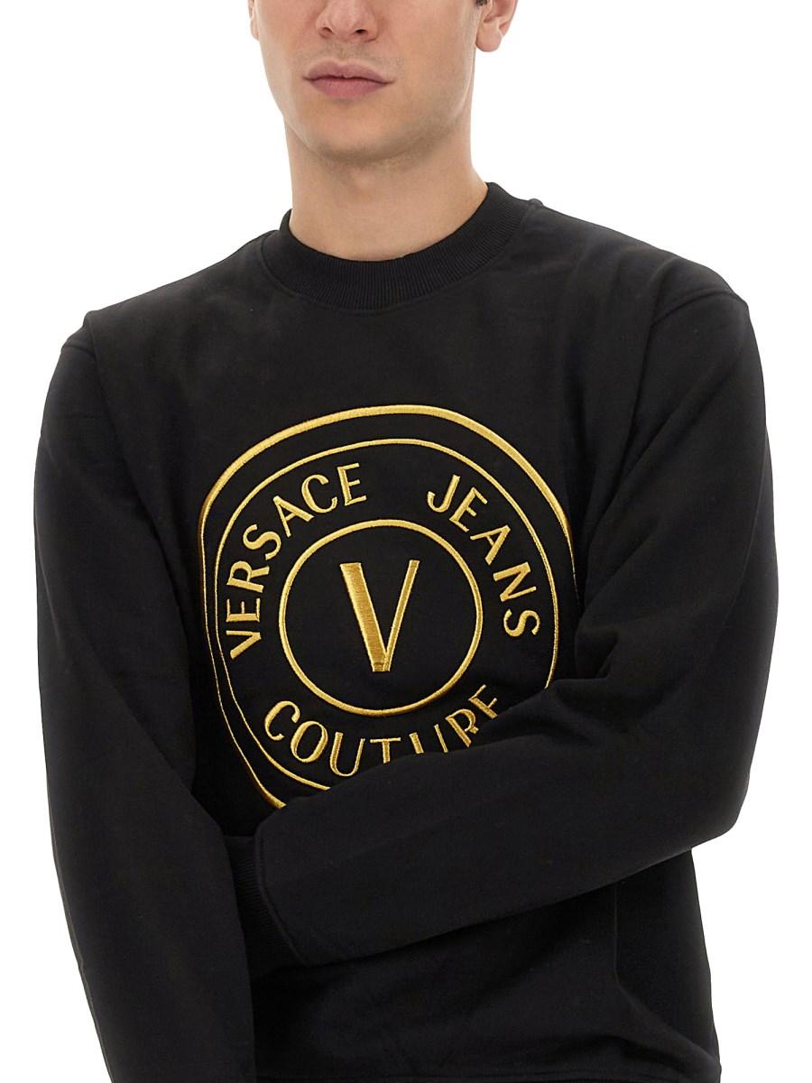 VERSACE JEANS COUTURE FELPA "V-EMBLEM"