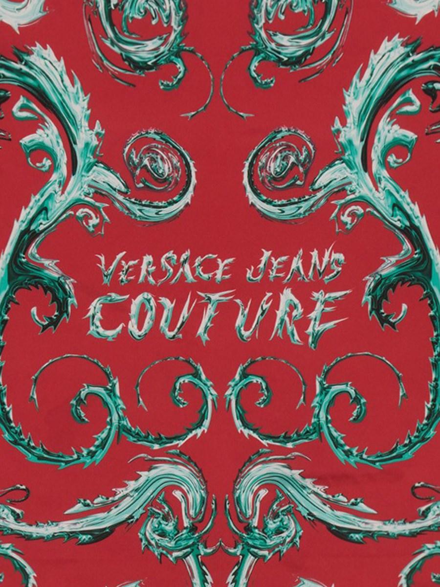 VERSACE JEANS COUTURE FOULARD IN SETA