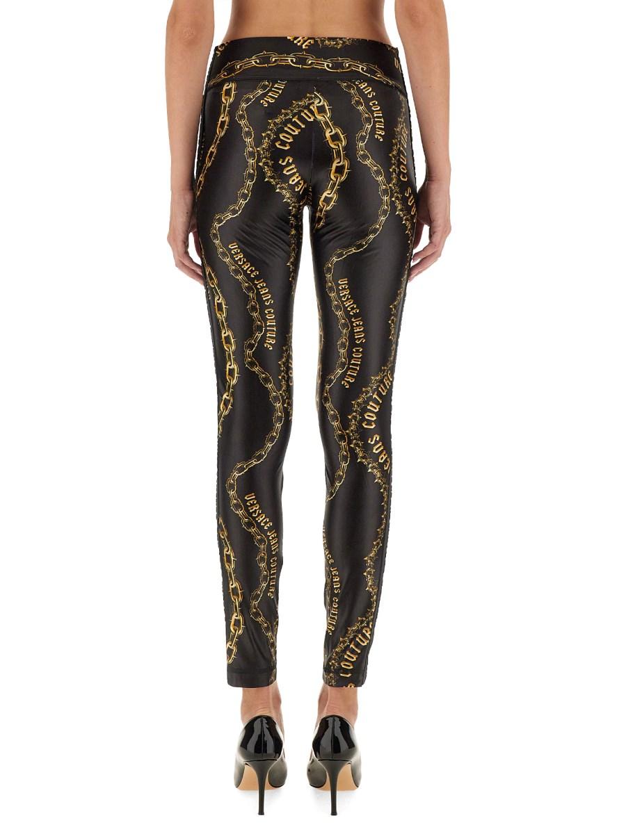 VERSACE JEANS COUTURE LEGGINGS CON LOGO