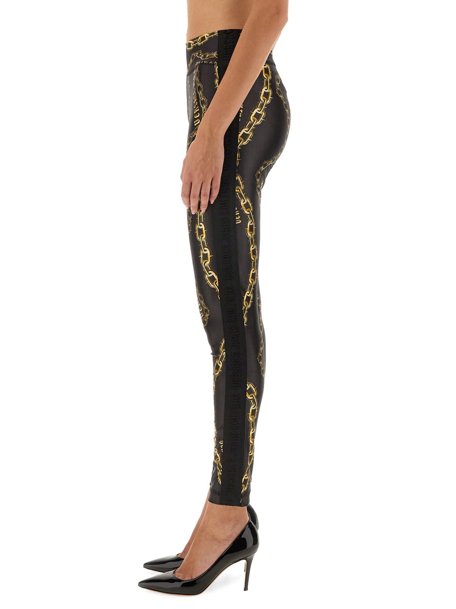 VERSACE JEANS COUTURE LEGGINGS CON LOGO