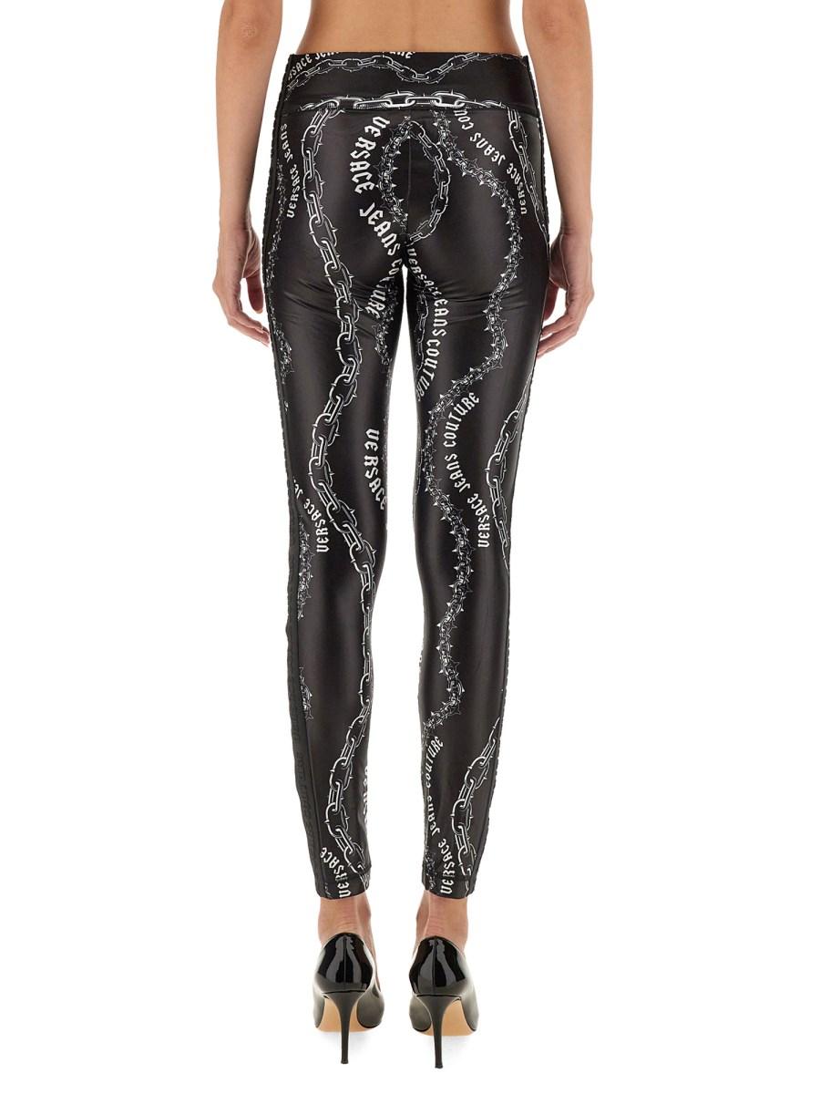 VERSACE JEANS COUTURE LEGGINGS CON LOGO