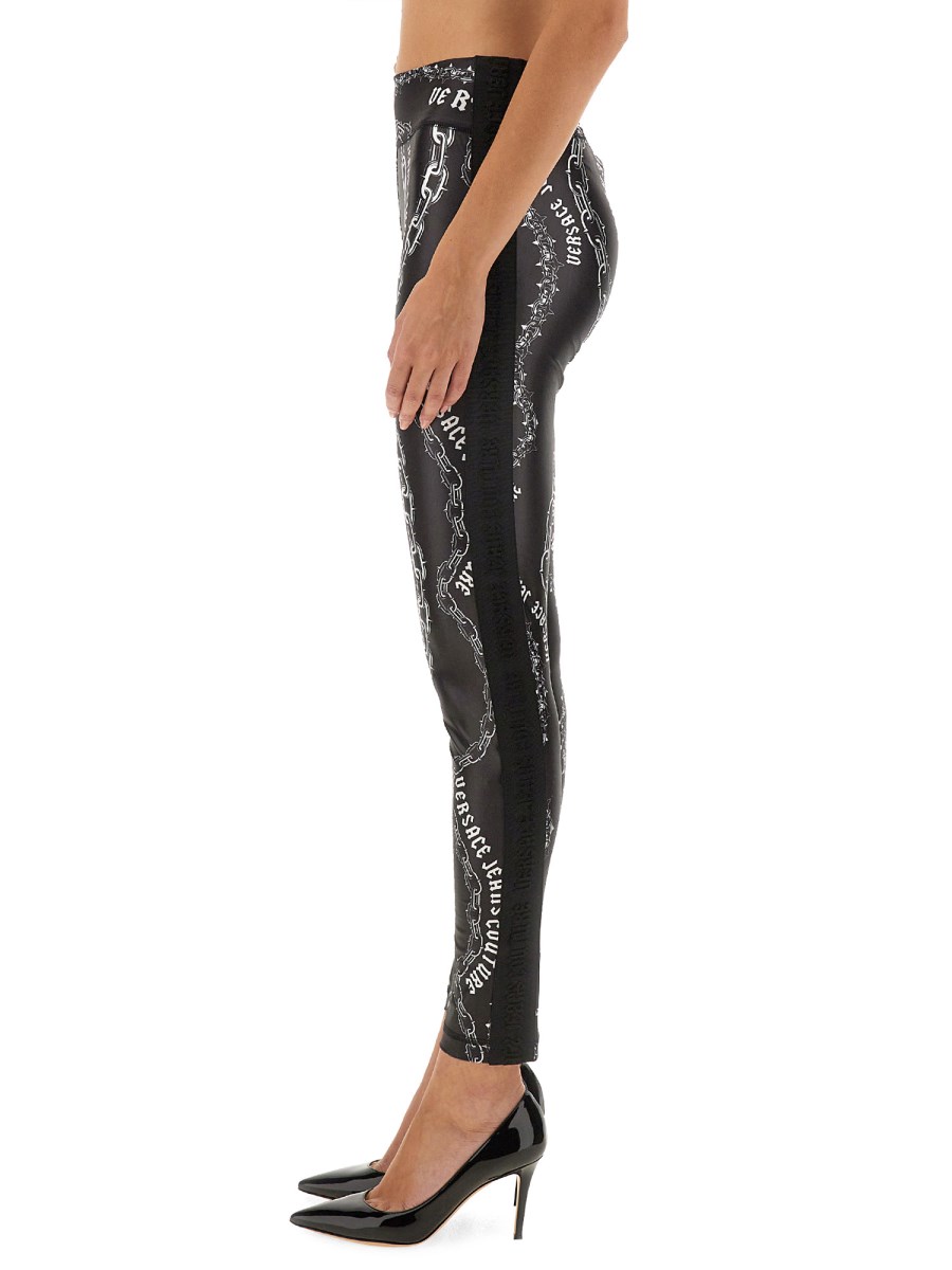 VERSACE JEANS COUTURE LEGGINGS CON LOGO