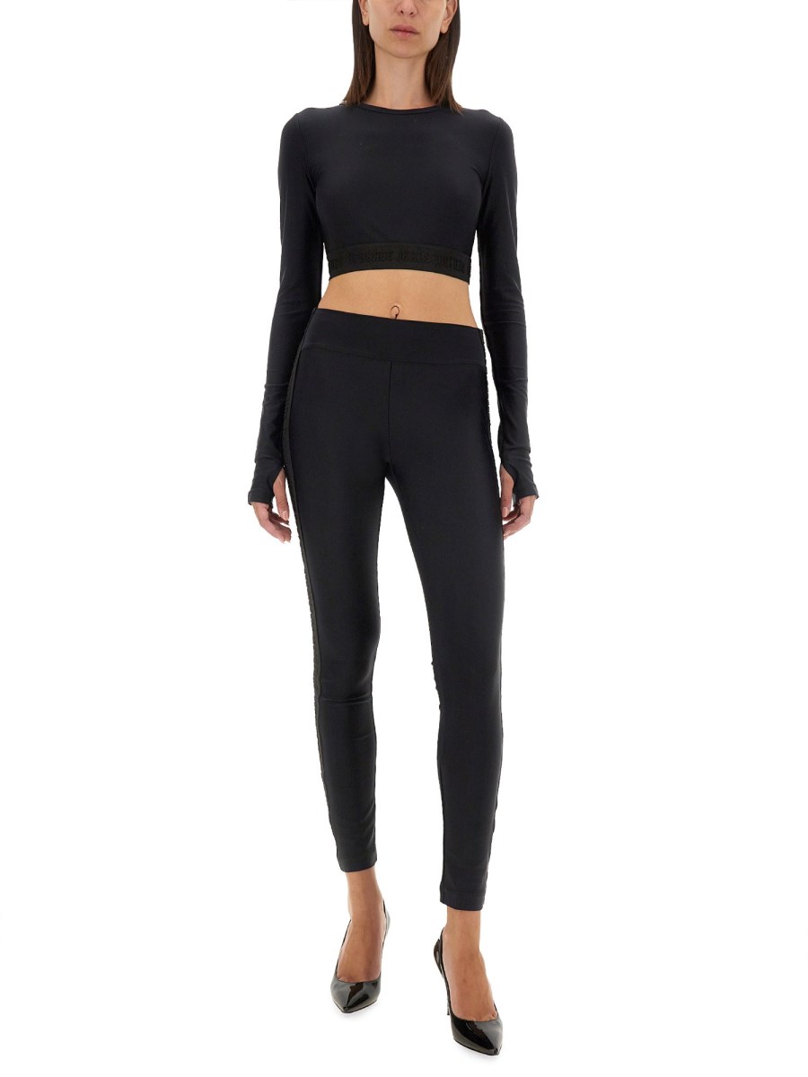 VERSACE JEANS COUTURE LEGGINGS CON LOGO