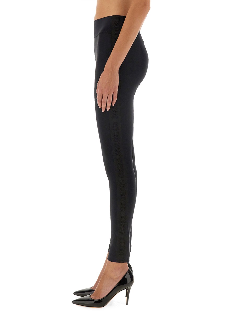 VERSACE JEANS COUTURE LEGGINGS CON LOGO
