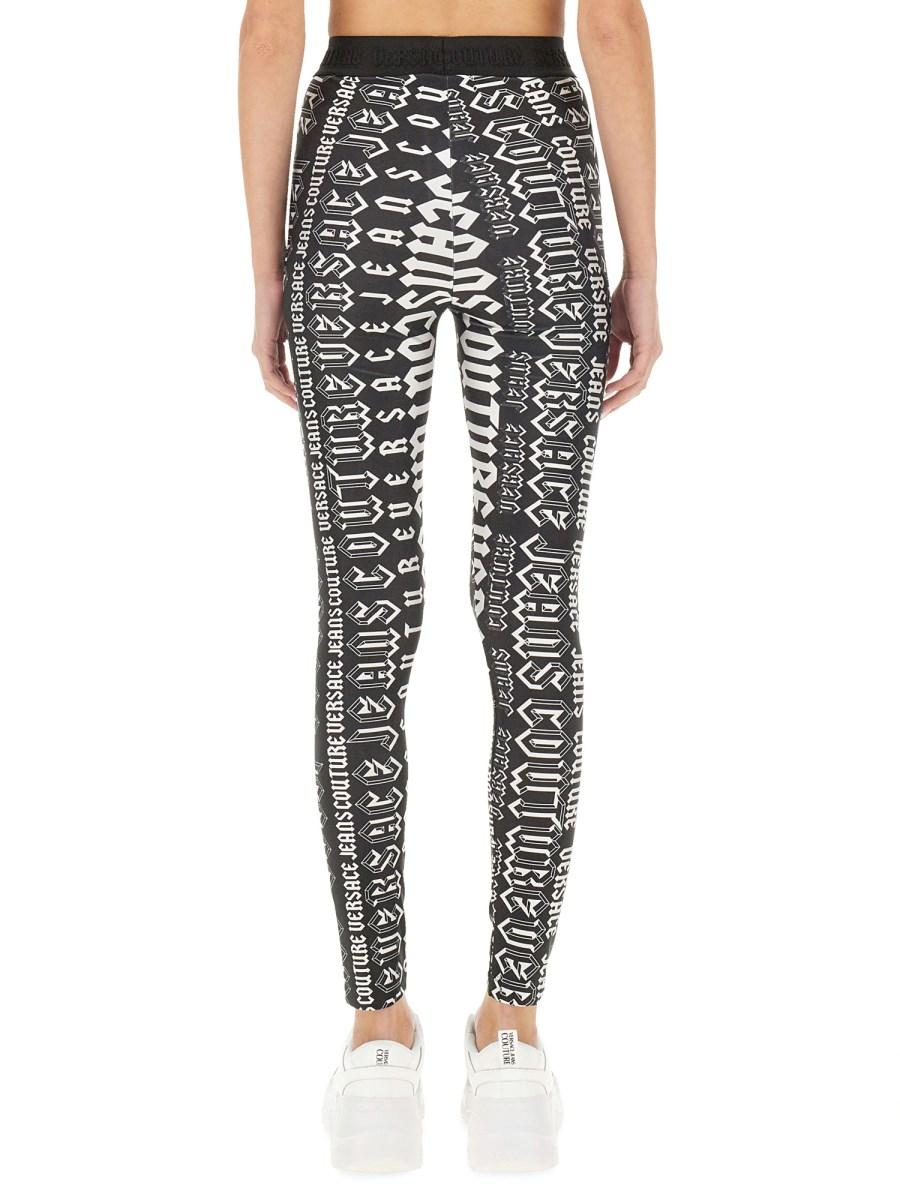 VERSACE JEANS COUTURE LEGGINGS CON STAMPA