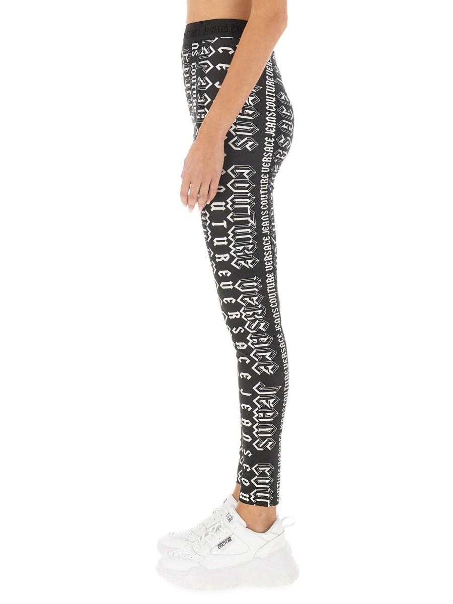 VERSACE JEANS COUTURE LEGGINGS CON STAMPA