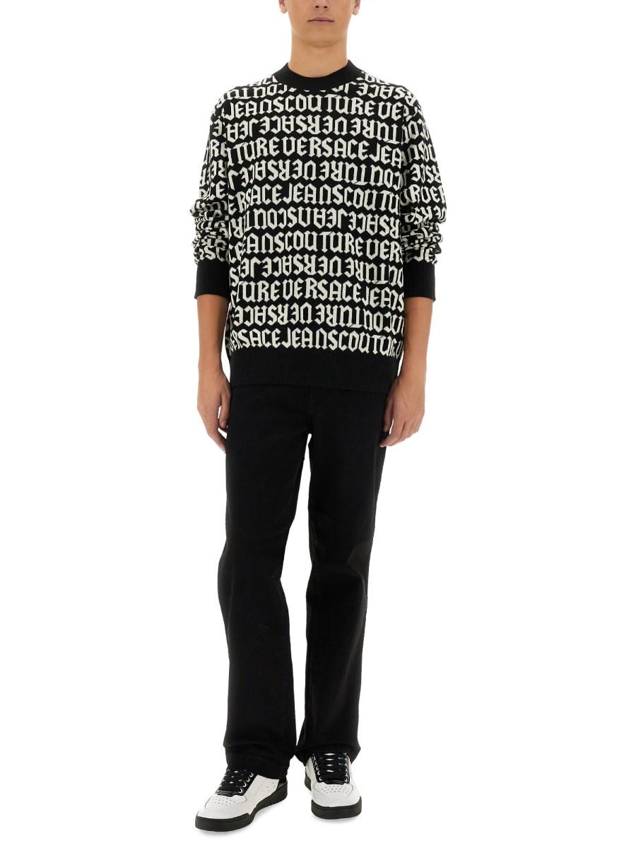 VERSACE JEANS COUTURE MAGLIA LOGOMANIA