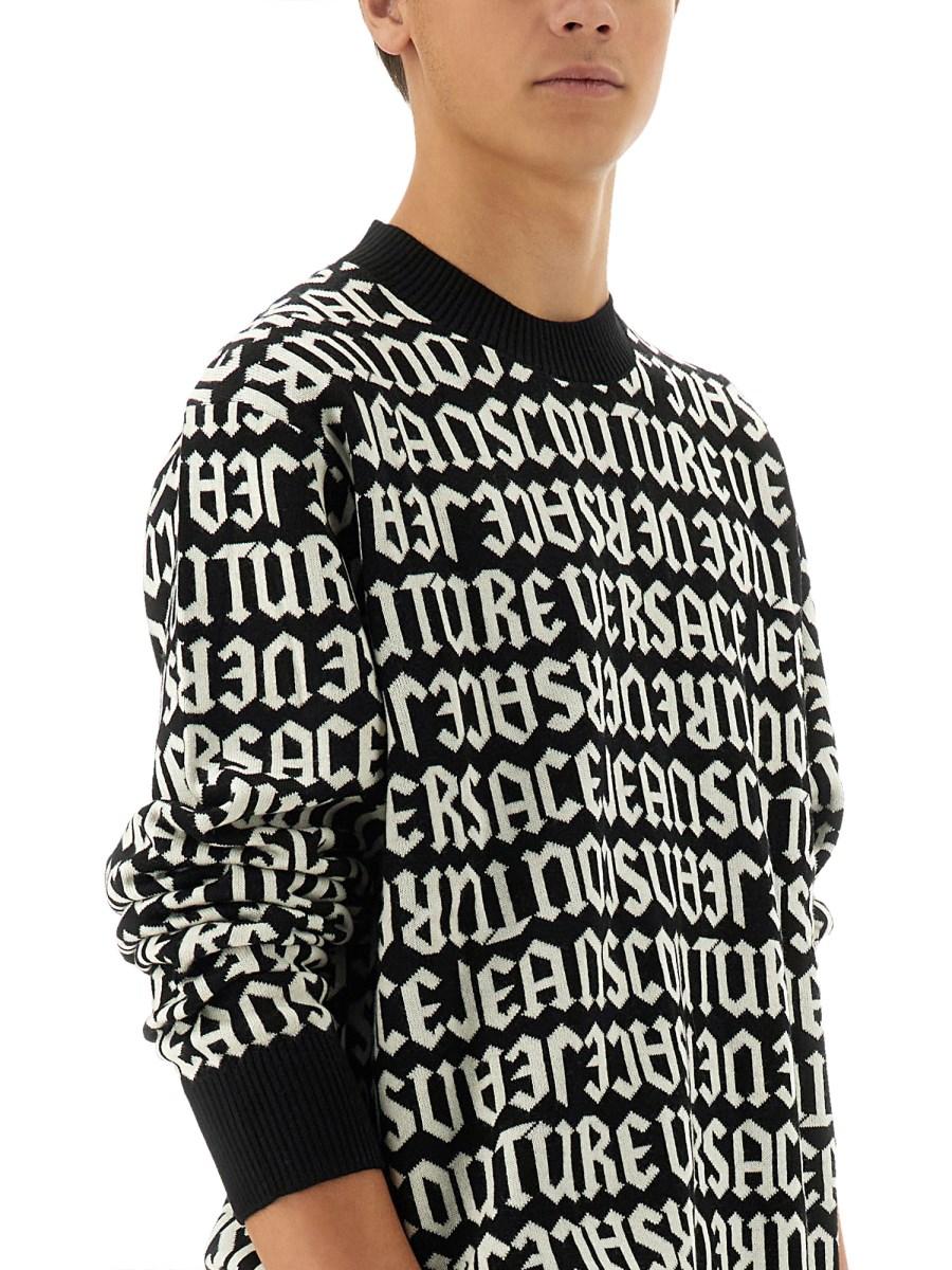 VERSACE JEANS COUTURE MAGLIA LOGOMANIA