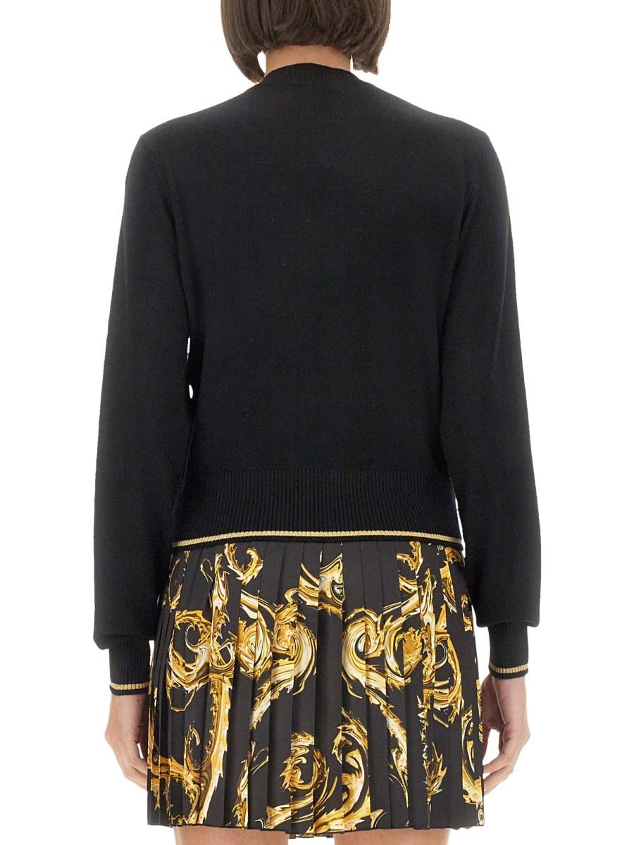 VERSACE JEANS COUTURE MAGLIA V-EMBLEM