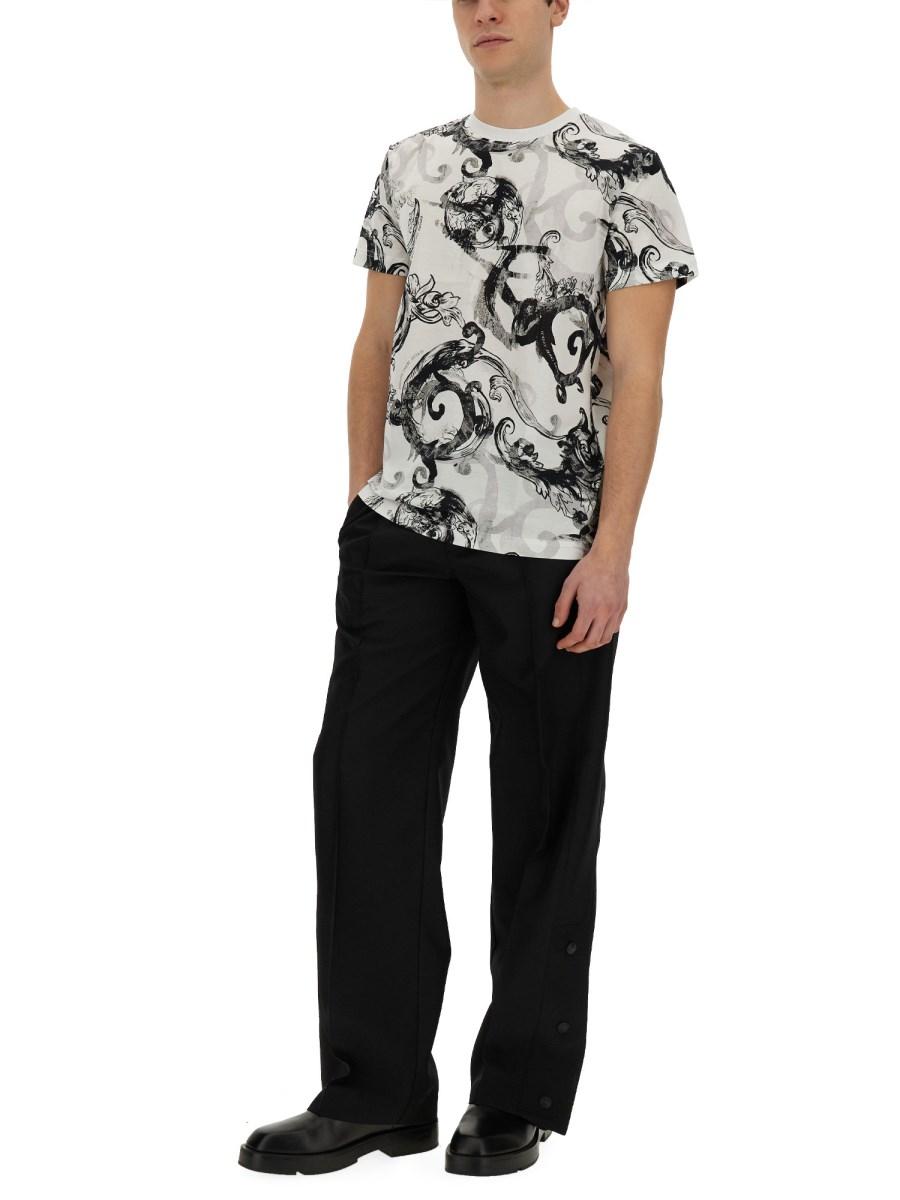 VERSACE JEANS COUTURE PANTALONE CON BOTTONE