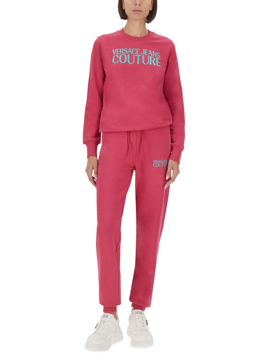 VERSACE JEANS COUTURE PANTALONE JOGGING CON LOGO