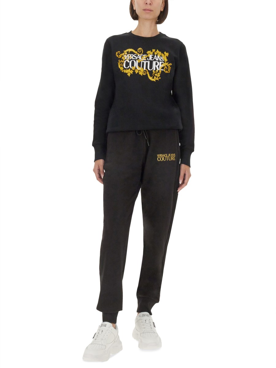 VERSACE JEANS COUTURE PANTALONE JOGGING CON LOGO