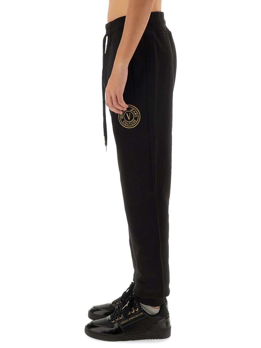 VERSACE JEANS COUTURE PANTALONE JOGGING IN COTONE