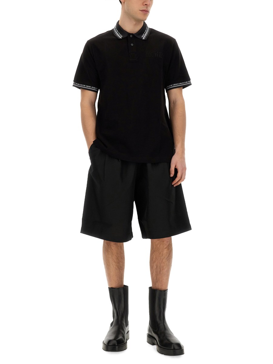 VERSACE JEANS COUTURE POLO MONOGRAM