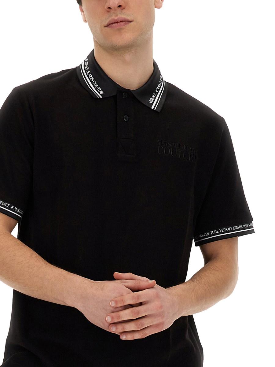 VERSACE JEANS COUTURE POLO MONOGRAM