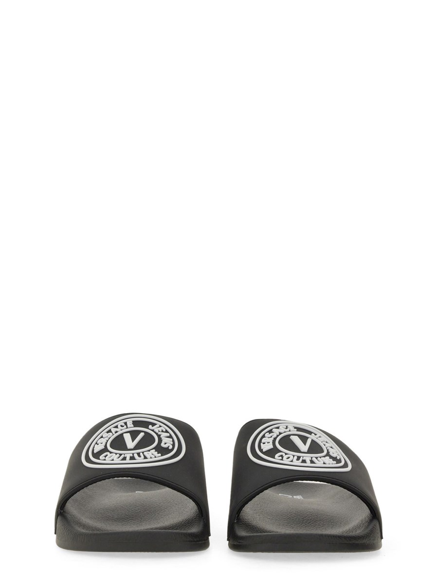 VERSACE JEANS COUTURE SANDALO SLIDE CON LOGO