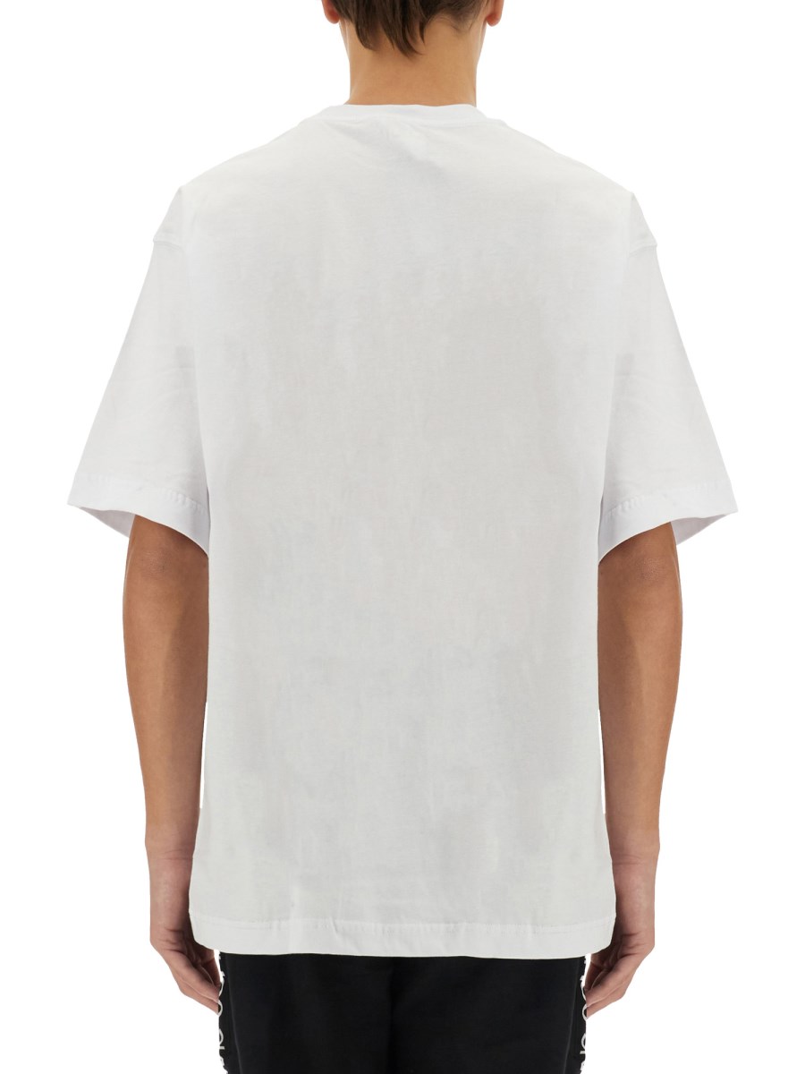 VERSACE JEANS COUTURE T-SHIRT CON LOGO GOTICO