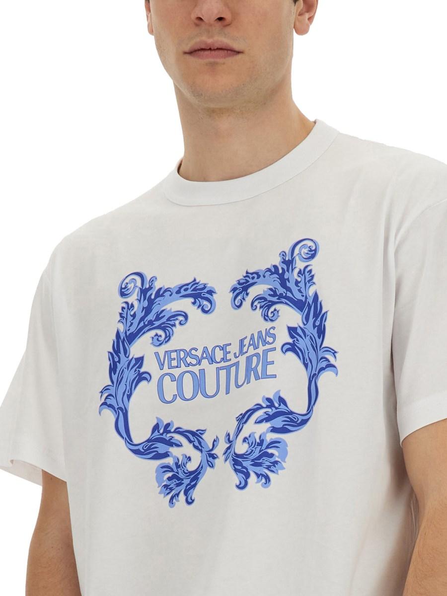 VERSACE JEANS COUTURE T-SHIRT IN COTONE