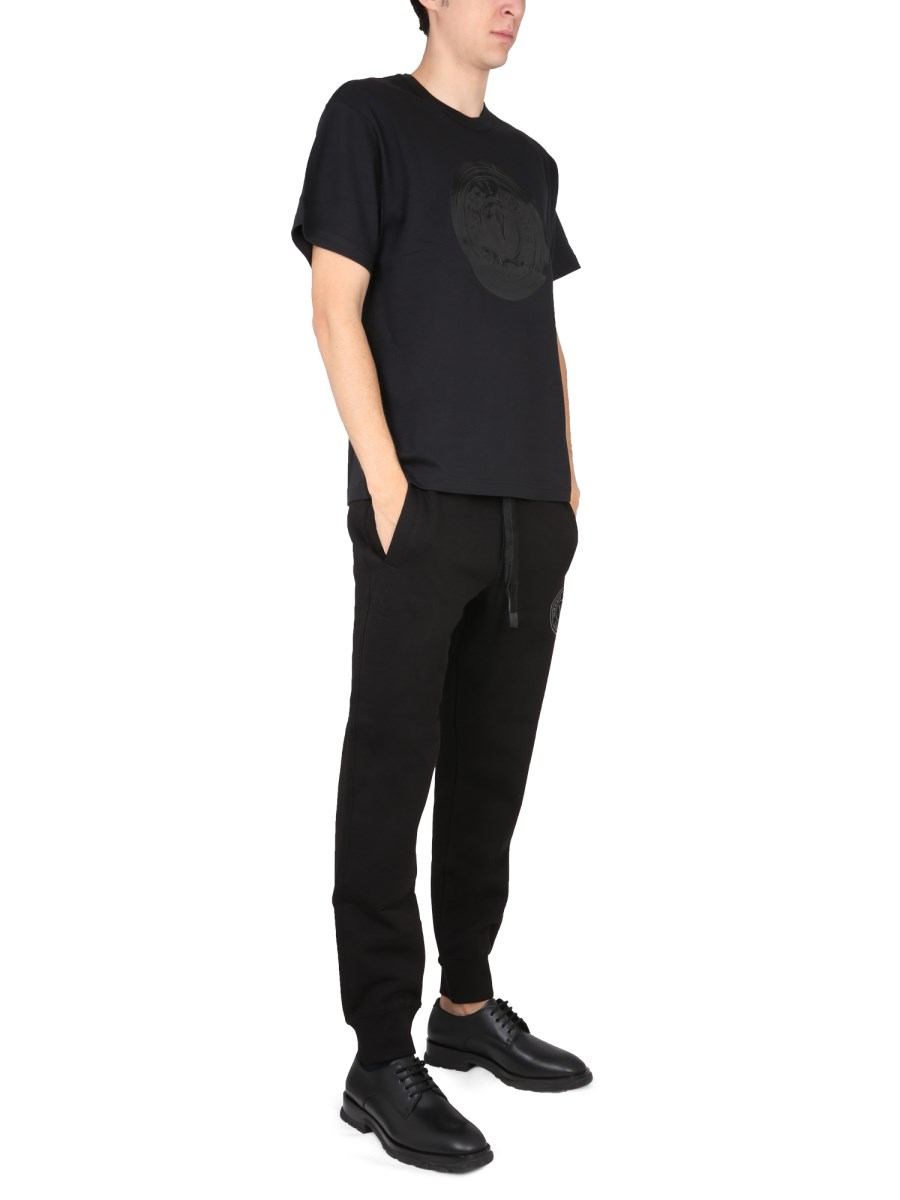 VERSACE JEANS COUTURE T-SHIRT IN COTONE CON LOGO