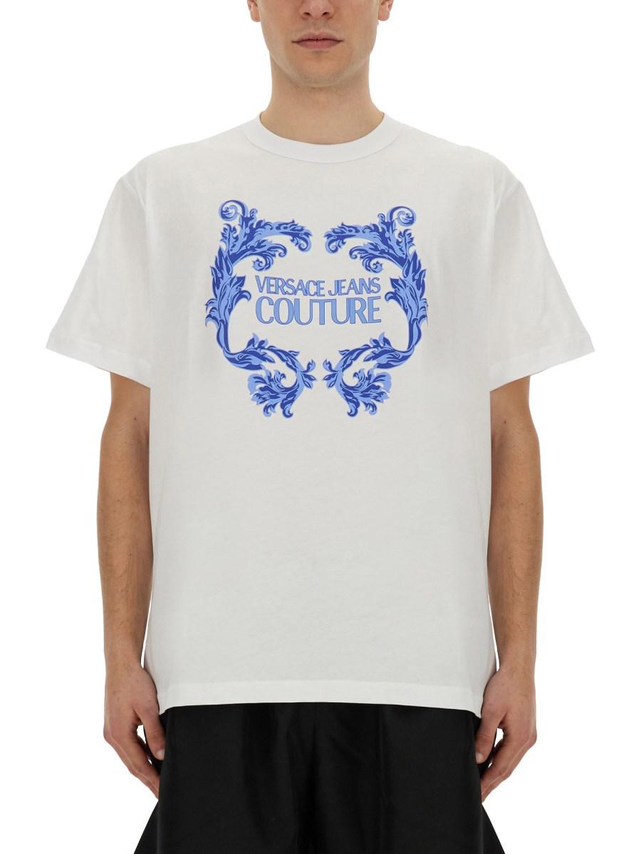 VERSACE JEANS COUTURE T-SHIRT IN COTONE