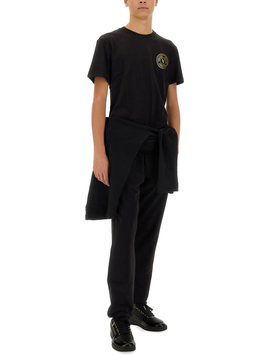 VERSACE JEANS COUTURE T-SHIRT V-EMBLEM