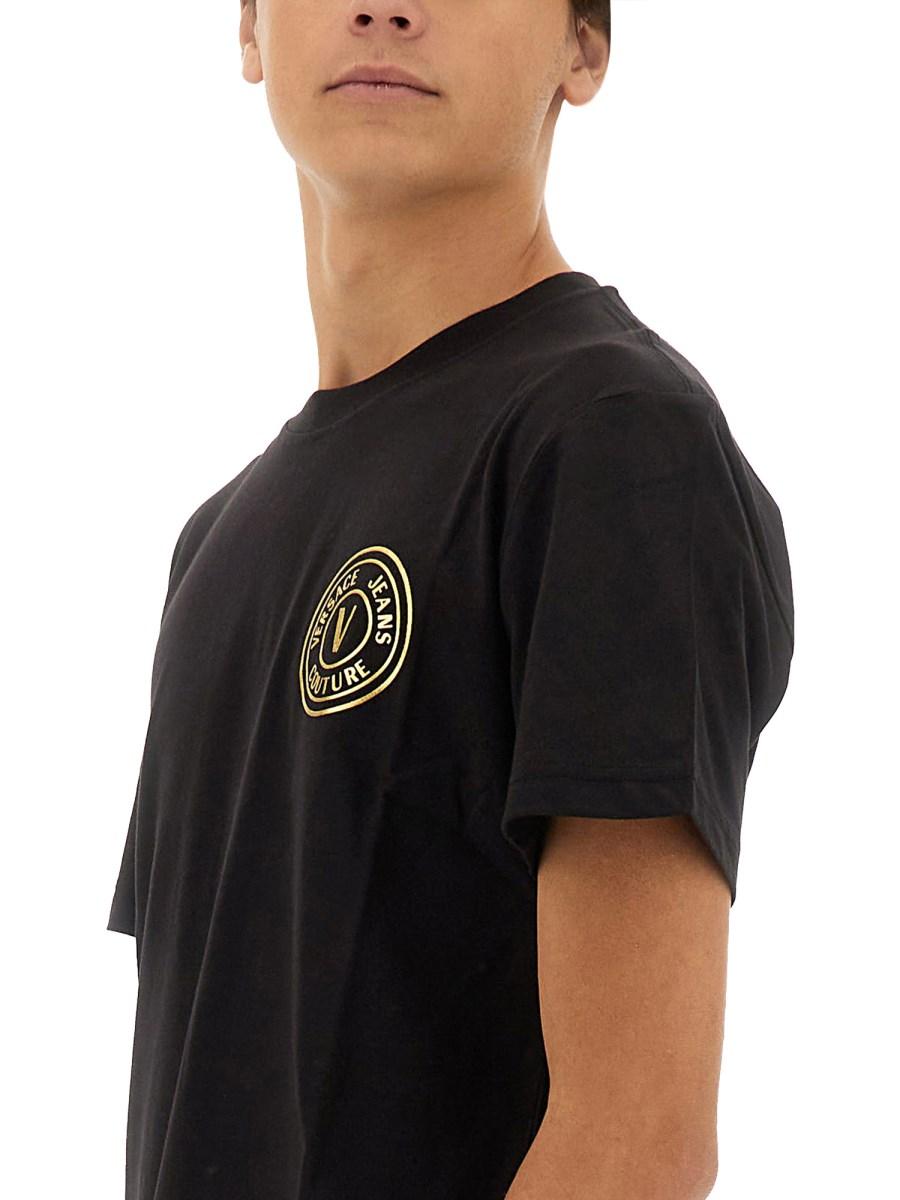 VERSACE JEANS COUTURE T-SHIRT V-EMBLEM