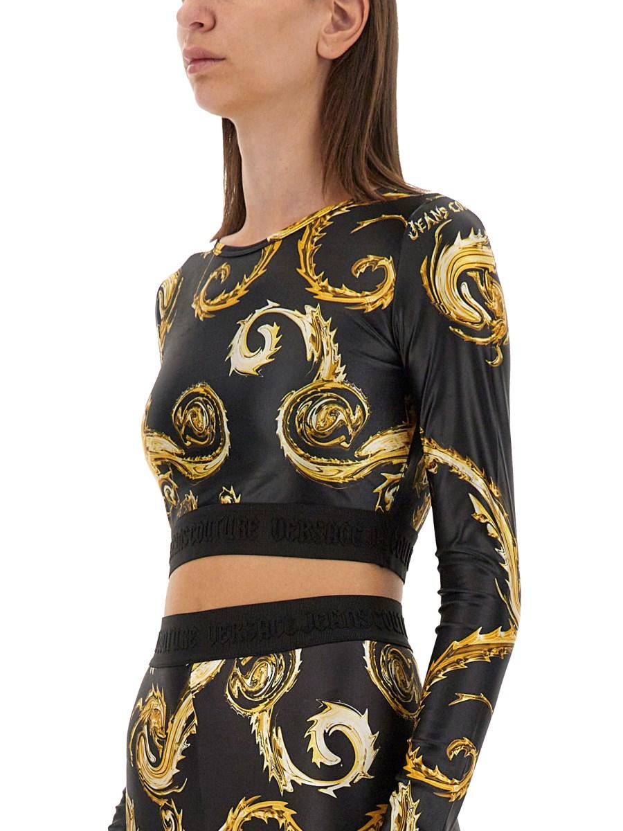VERSACE JEANS COUTURE TOP CROPPED