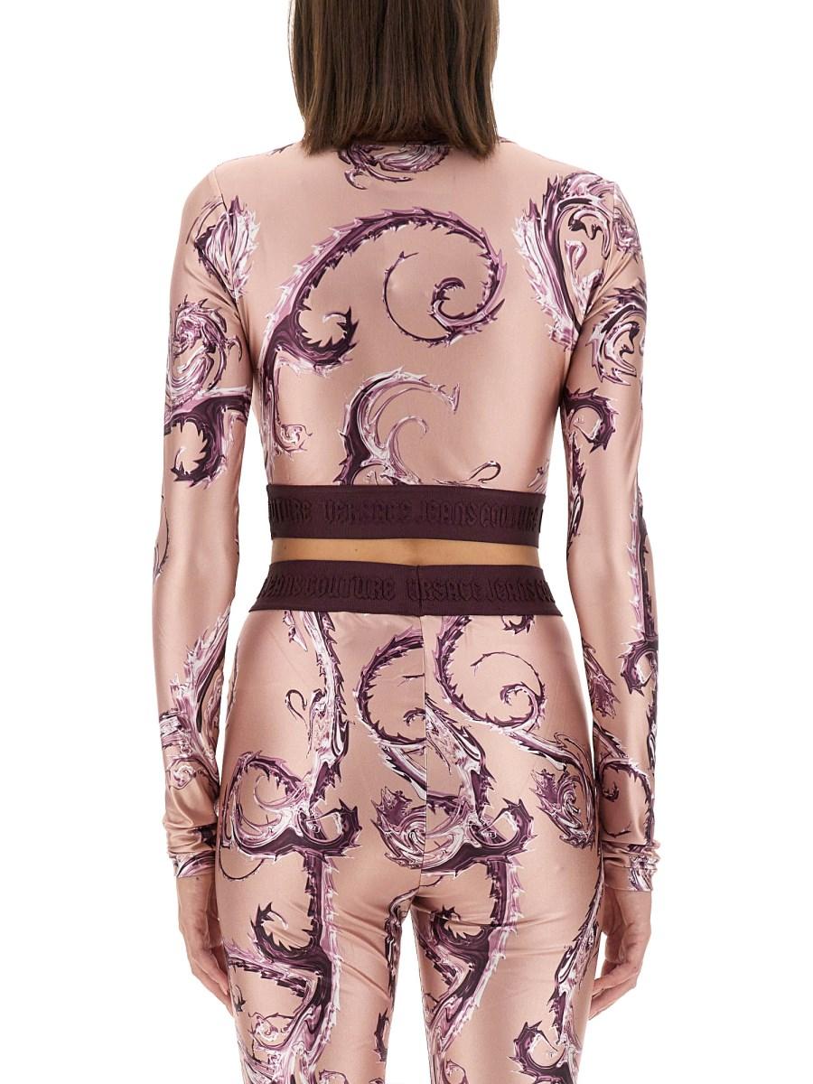 VERSACE JEANS COUTURE TOP CROPPED
