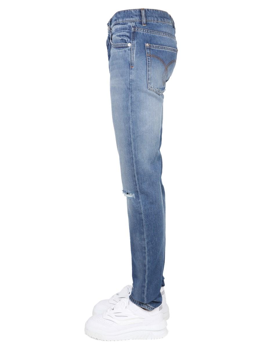 VERSACE JEANS IN COTONE CON PATCH LOGO